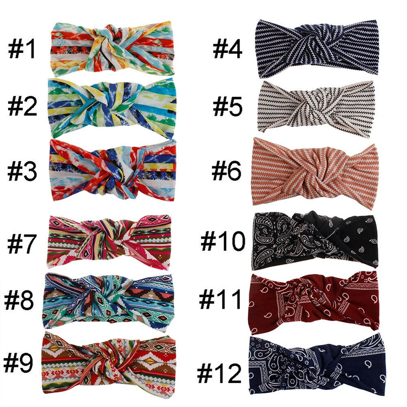 

Fashion Women Turban Twist Knot Head Wrap Headband Twisted Knotted Hair Band