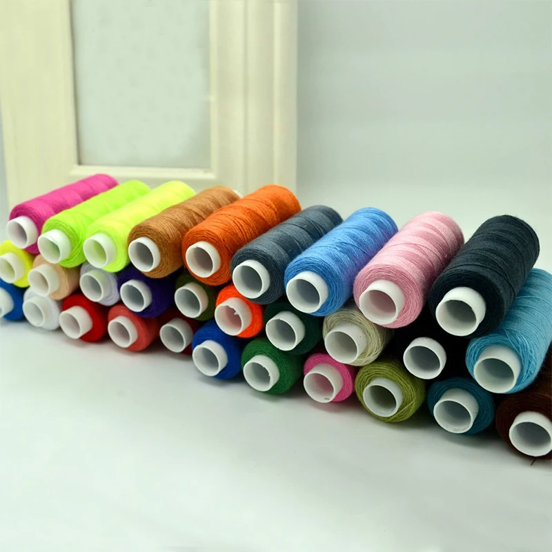30 шт. разноцветные швейные нитки 250 ярдов|thread sewing supplies|sewing threadsewing thread kit |