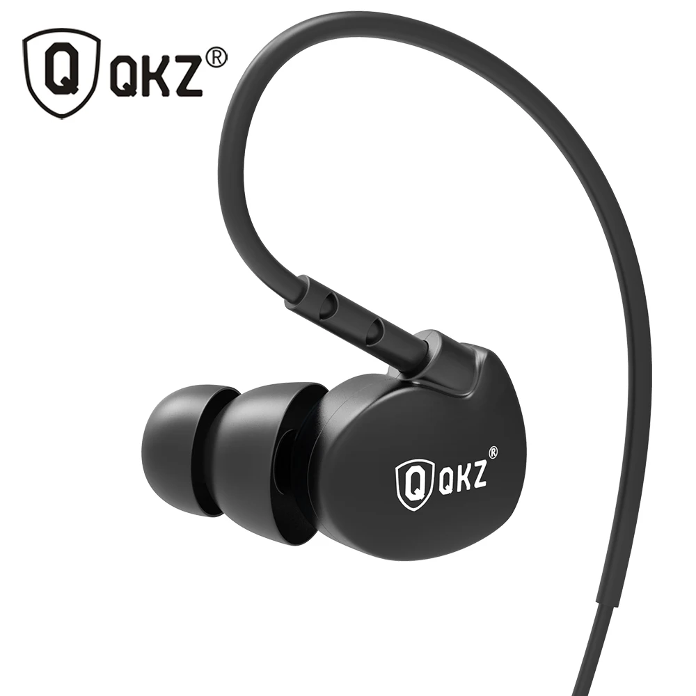 Оригинальный qkz DM800 Разъем 3.5 мм hi fi Запуск спортивные наушники супер с микрофоном