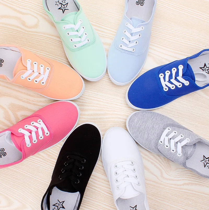 

Sneakers Canvas Shoes for Women Fashion 2019 Multicolor Superstar Hook Loop Vulcanize Shoes Girls Zapatillas Mujer