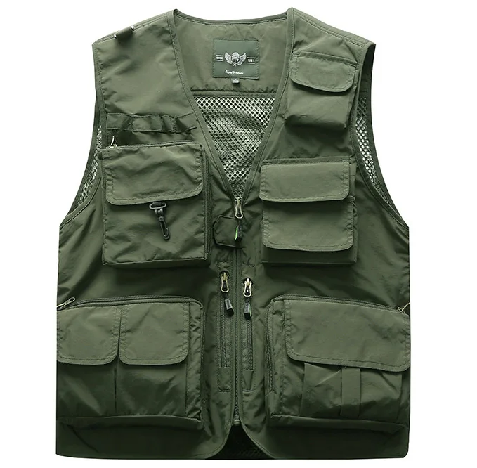 2017 New Arrive High Quality Outdoor Men's Sports Multifunctional Hiking Vest Fishing Vestin