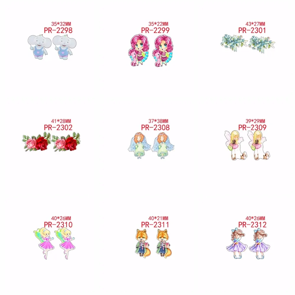 

Free shipping 30 pcs cartoon character planar resin pr 2312