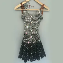 Стиль Костюмы для латинских танцев сексуальные камни латинские танцевальные платья для женщин конкурс латиноамериканских танцев платья A81 S-4XL