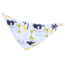 Crtartu Детские Платочек-слюнявчик для детей Забавный рисунок 3 нагрудник упакован на пляже