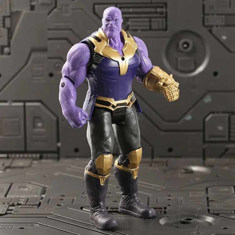 

Avengers Infinity War Thanos Figure PVC Avengers Marvel Action Figures Thanos Toys Lighting Collectible Model Toy for children