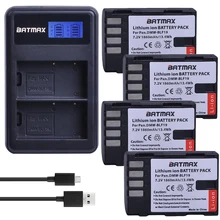 4PCS 1860mAh DMW BLF19 DMW BLF19 BLF19 Li ion Battery LCD USB Charger for Panasonic Lumix