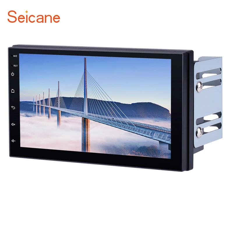 Seicane 2DIN Universal Android 6 1 7 Touchscreen WIFI Bluetooth GPS FM font b Car b