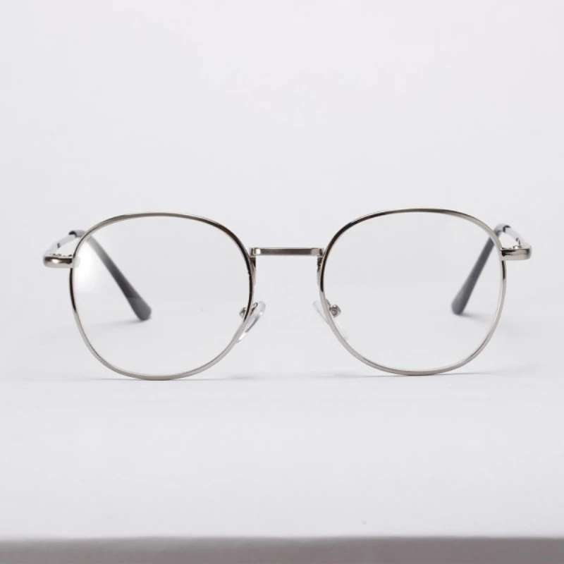 Vintage Women Transparent Lens Metal Eyeglasses Frame Fashion Plain ...