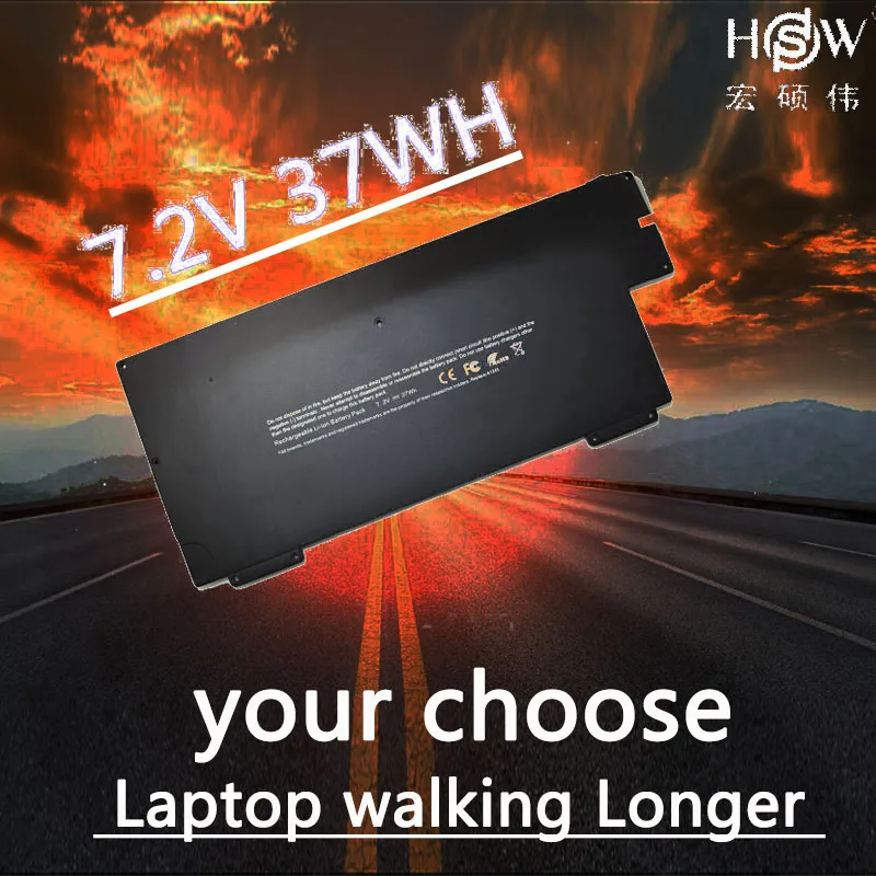 Аккумулятор HSW для ноутбука Apple MacBook Air 13 &quot A1304 A1237 батареи 020 6350 A1245 MB003