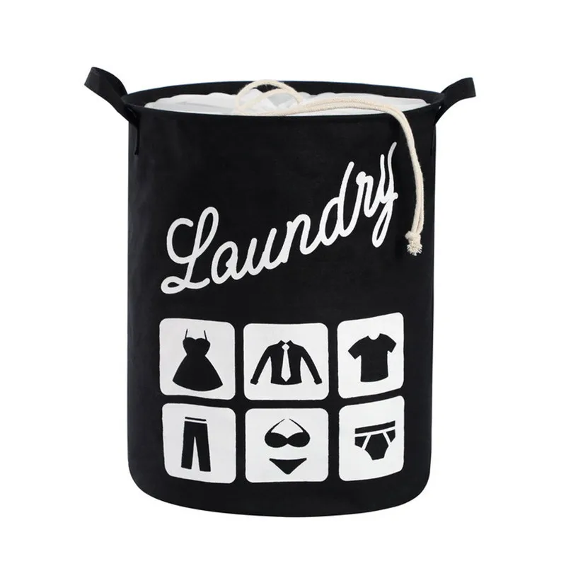

Laundry Basket 35*45cm linen cotton Folding Storage Basket For Home Dirty Colthes Toy Gift Storage Bags Organizer Basket