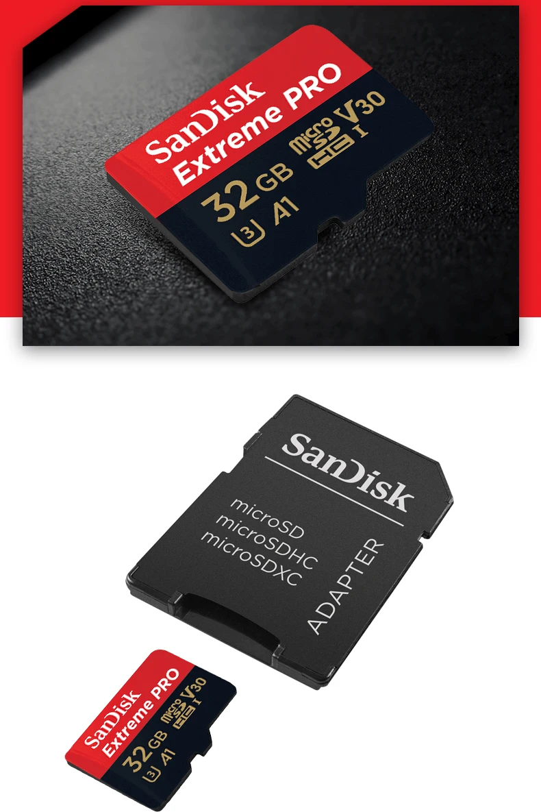 Sandisk 100% Оригинальный Micro SD карты Class10 TF card16gb 32 Гб 64 Гб 128 ГБ 80 МБ/с. слот для карт памяти для samrtphone и настольный ПК