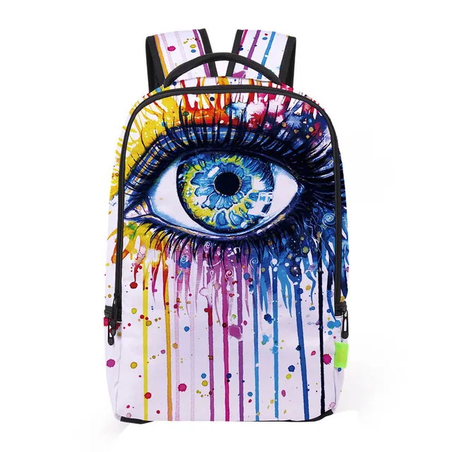 Buy 3D Eye Backpack Travel Backpack Waterproof Satchel Rucksack Shoulder
