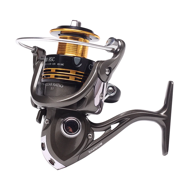 

CR2500-3000 Series Spinning Reel 5:1 Fishing Reel For Carp Saltwater big fish Fishing Spinning Carretilha Reels