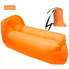 Portable Lazy Sofa Sleeping Bag Camping Outdoor Inflatable Bag Bed Garden Sofa Air Bed Beach Lounge Chair Fast Folding 240*70