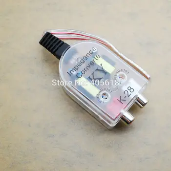 

Car Speaker to RCA Level Adaptor High to Low Sockets Auto Line Out Converter Audio transverter sound subwoofer amplifier styling