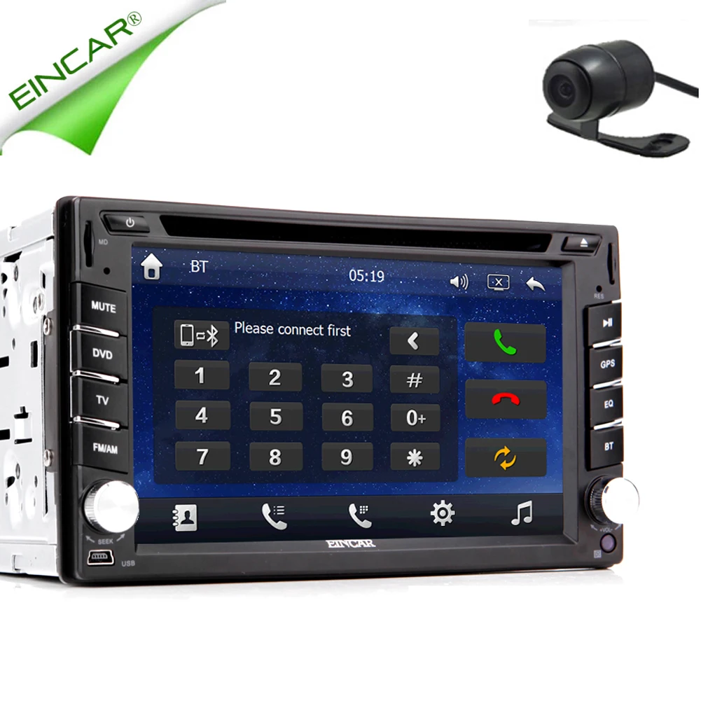 Excellent Autoradio Logo EQ 3D Car DVD Player Audio GPS Navigation Video Movie Stereo PC CD 6.2" Auto Radio Electronics Music 2