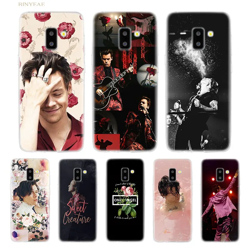 

Harry Styles One direction Soft Phone Case for Samsung J4 J6 Plus J8 J7 2018 J5 J3 2017 EU Prime TPU Silicone Cover shell