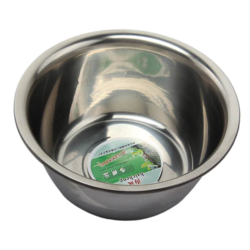 1pcs Thick Stainless Steel Pots Vegetables Basin Wash Rice Sieve Basket