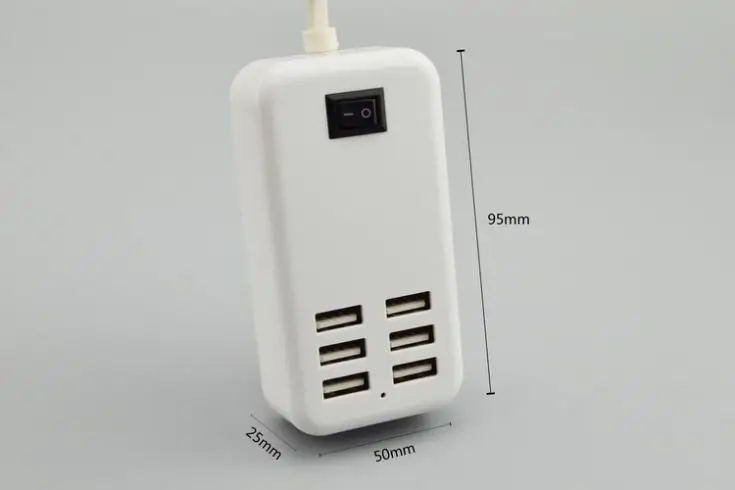 HOTNOW 5V 6A 30W 6-Порты Зарядное устройство USB с Зарядное устройство универсальное дорожное сетевое Зарядное устройство адаптер для смартфон планшеты