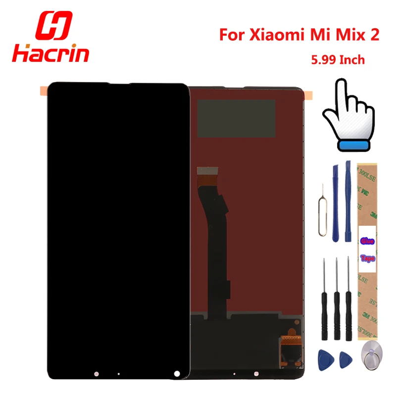 For Xiaomi Mi Mix 2 LCD Display Touch Screen 5 99 Inches Tested New Digitizer Assembly