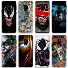 Жесткий чехол с Веном Железный человек Бэтмен Джокер для samsung Galaxy S10 S8 S9 10 Plus S10e S6 S7 Edge Note 9 10 Plus A50 A70