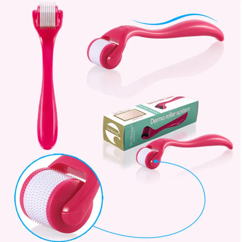 DRS 540 derma roller micro титановые иглы mezoroller ролик с микроиглами для ухода за кожей и