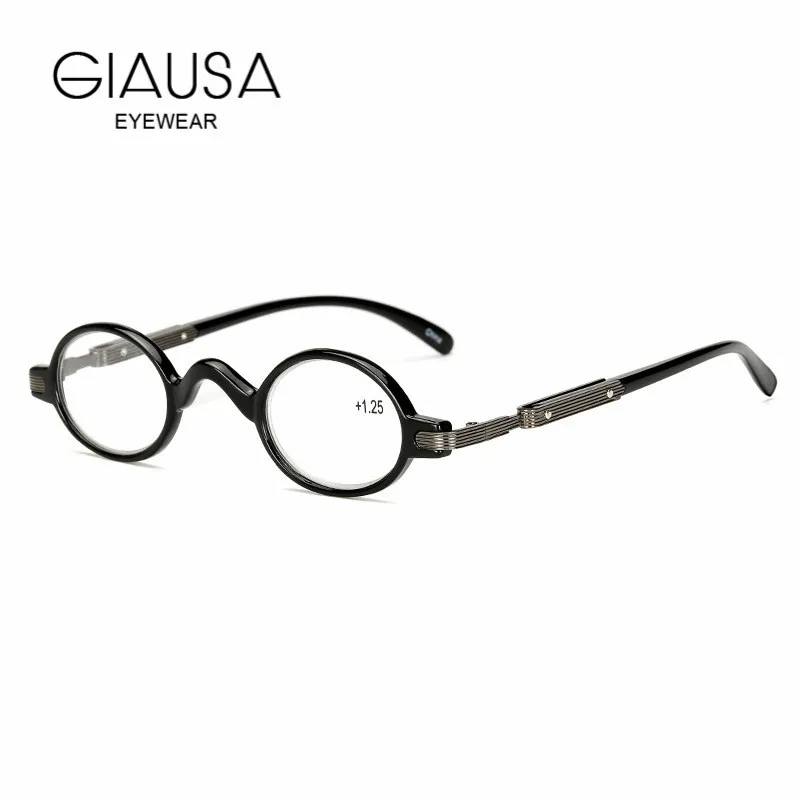 

Reading Glasses Steampunk Round Women Men Metal Vintage Small Eyeglasses Retro Presbyopic Reader Punk Diopter 1 1.5 2 2.5 3 3.5