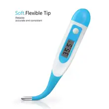 Baby Digital Thermometers Electronic Waterproof Soft Tip LCD Digital Fever Thermometer Oral Kids Adult CCP024