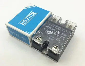 

HOYMK SSR-100DA 100A Single phase dc solid state relay control communication relay solid state Resistance Regulator