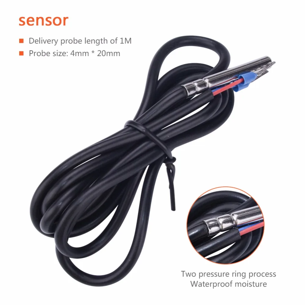 Digital Temperature Controller Thermocouple -40 ~ 120 Degrees Thermostat Refrigeration Heating Regulator
