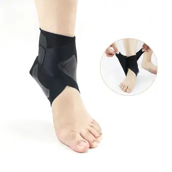 2PC Zwart Rechts Links Enkelblessure Protector Sport Enkel Ondersteuning Elastische Enkelbrace Guard Voet Ondersteuning Sport Gear