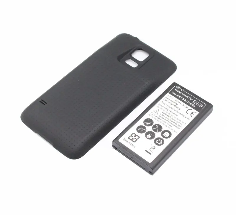 1x6500 мА/ч S5 расширенная батарея + задняя крышка для Samsung Galaxy SV I9600 I9602 SM-G900T G900F G900V G900P