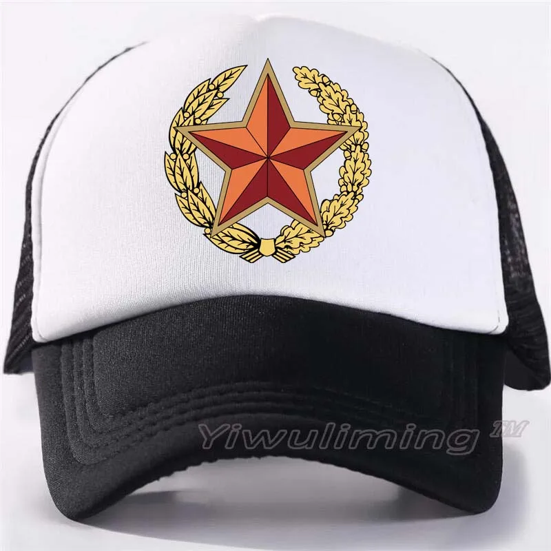 

New Summer Trucker Caps CCCP kgb ussr Cool Summer Black Adult Cool Baseball Mesh Net Trucker Caps Hat for Men Adjustable