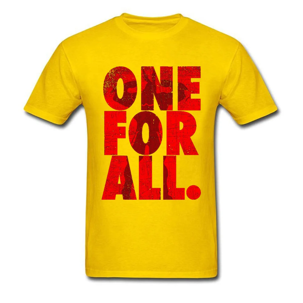 Mightier-One-For-All-My-Hero-Academia T-Shirt for Men 3D Printed Labor Day Tops Shirt Newest Tops Shirts Crewneck 100% Cotton Mightier-One-For-All-My-Hero-Academia yellow