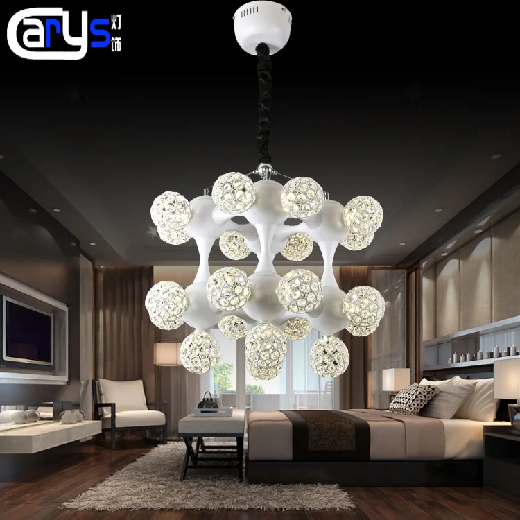 

modern Chinese knot, chandelier, personality room, dining room, exhibition art, ledK9, high-grade crystal lamp.