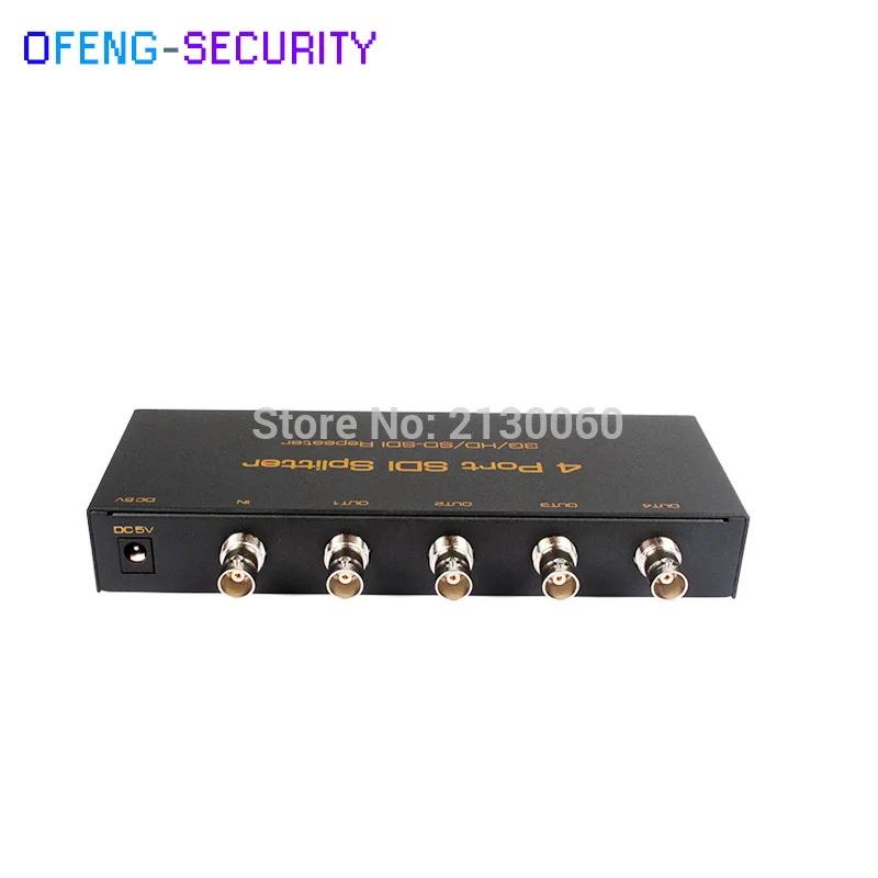 SDI сплиттер 1x4 SD/HD/3G-SDI репитер разрешение 1080 P дистрибьютор поддержка HD-SDI и 3G-SDI