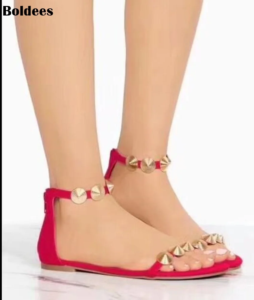 

Gladiator Sandals Woman Summer Shoes Woman Casual Sandals Flat Sandal Platform Sandal Rivet sandalias mujer chaussure