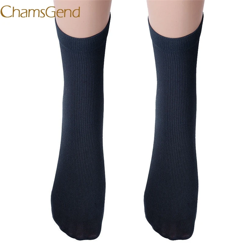 

Chamsgend Sock Newly Design Men's Solid Color Cotton Blend Socks Drop Shipping