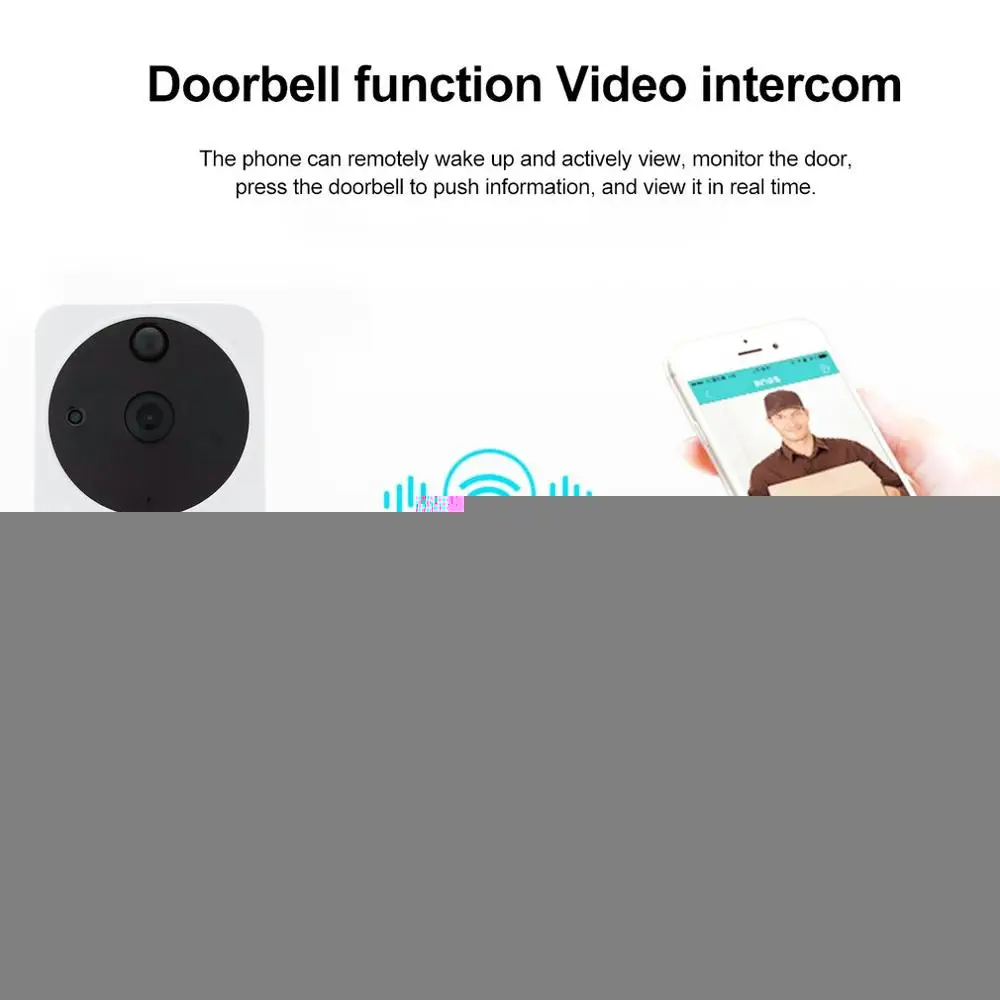 

WF06 Home Smart Wireless WIFI Doorbell Low Power Consumption Waterproof Visual Camera Doorbell Fit For Home Security