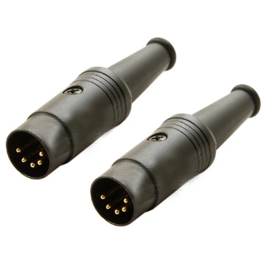 

10pcs/Lot Made by Neutrik China factory YS322-BG DIN Connector Midi Cable Lead Audio Plug Male Gold Pin