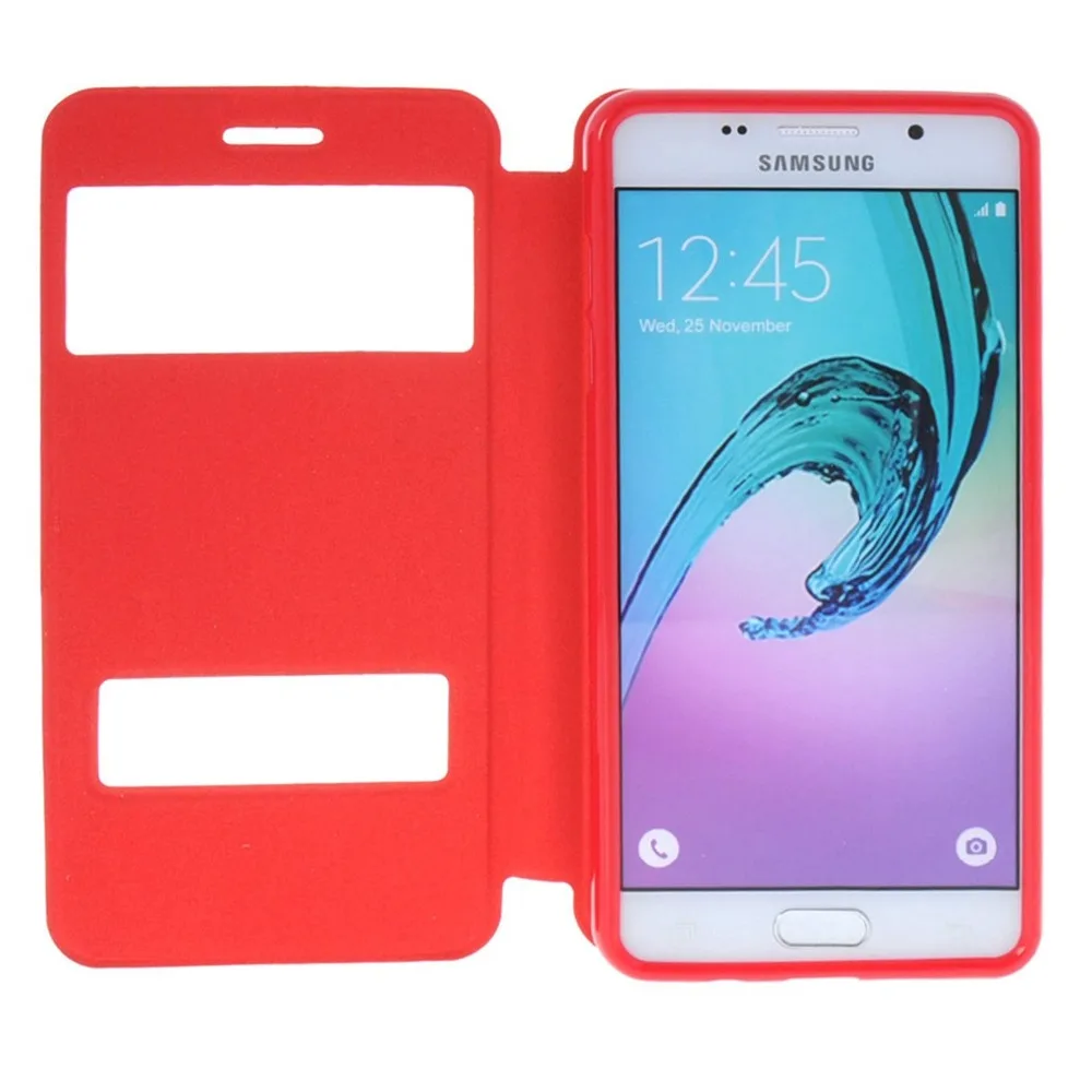 Чехол накладка из искусственной кожи для Samsung Galaxy A3 2016 4 7 дюйма A310F A310 A3100|a3 case|for