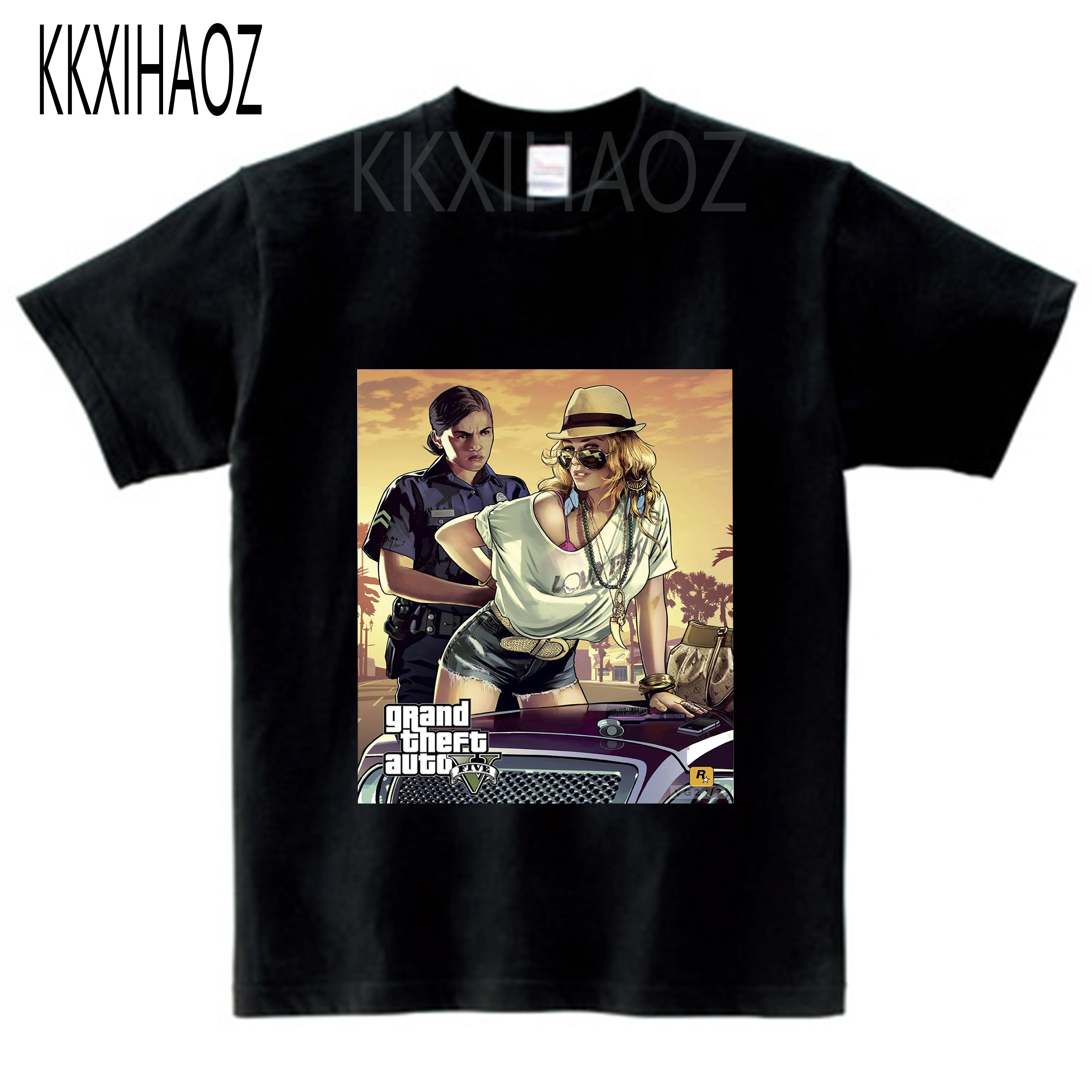 

New Arrival GTA 5 boys T Shirt Grand Theft Auto kids Fashion Cool girls Short Sleeve T-shirt Children Summer Clothes Tops Tees