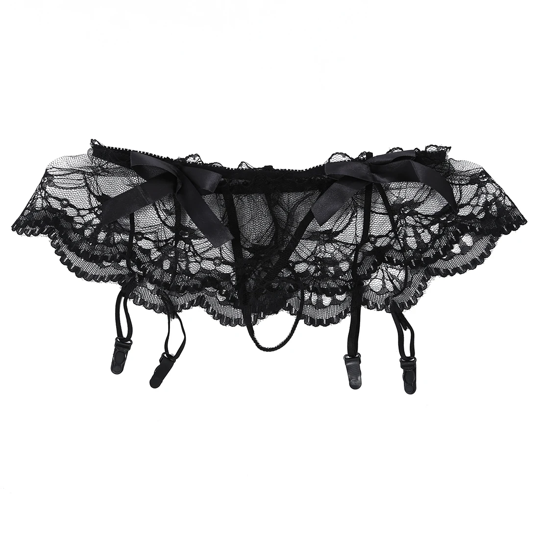 Sheer Lace Garterbelt Garter Panty Thong Black on Aliexpress.com ...