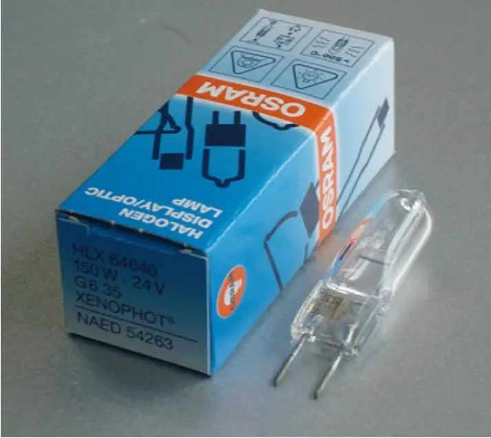Хирургическая Лампа для видеопроектора Osram 64640 HLX A1/216 FCS 150 Вт 24 В G6 35 с бесплатным