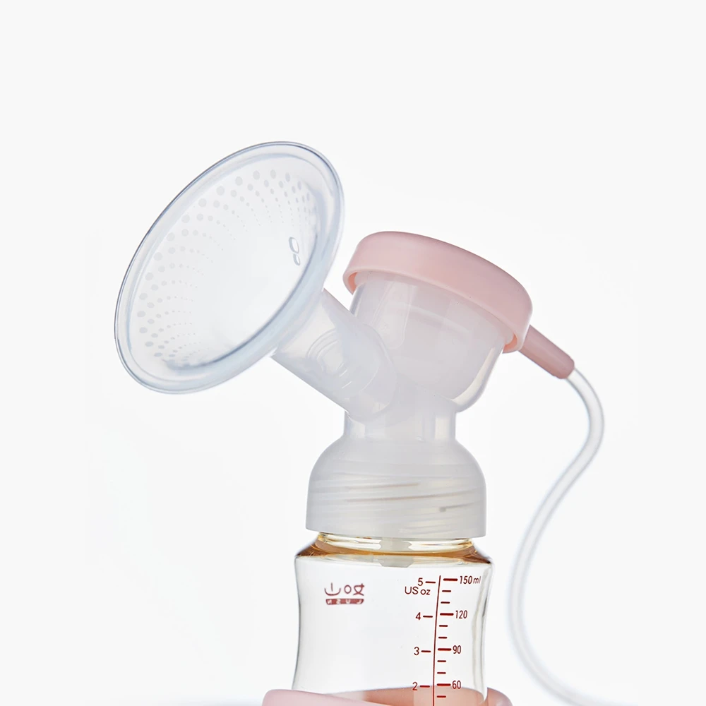 Original Xiaomi Rushan Electric Breast Pump Intelligent Smart Breast Reliever with Baby Milk Bottle