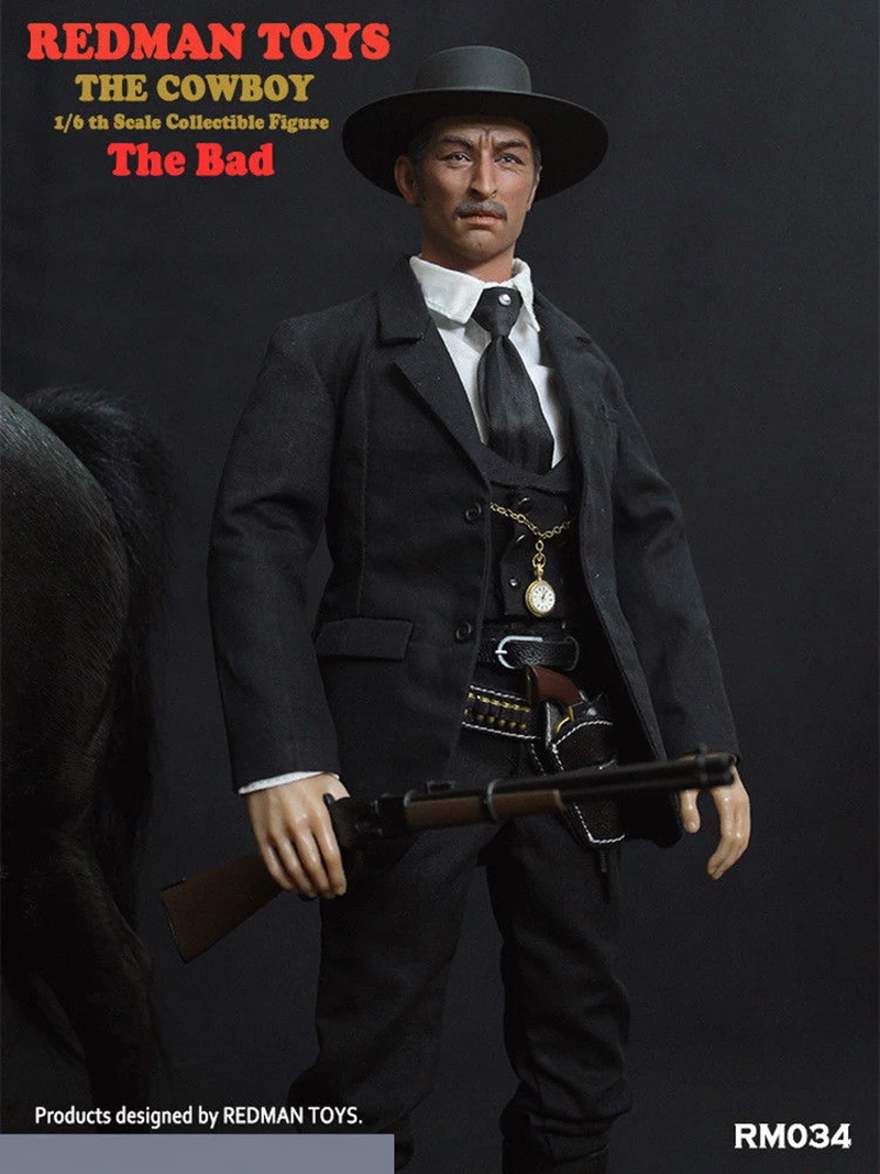 Для коллекции Redman/игрушки RM034 ковбой The Bad 1/6 весы полный набор мужской Коллекционная фигурка