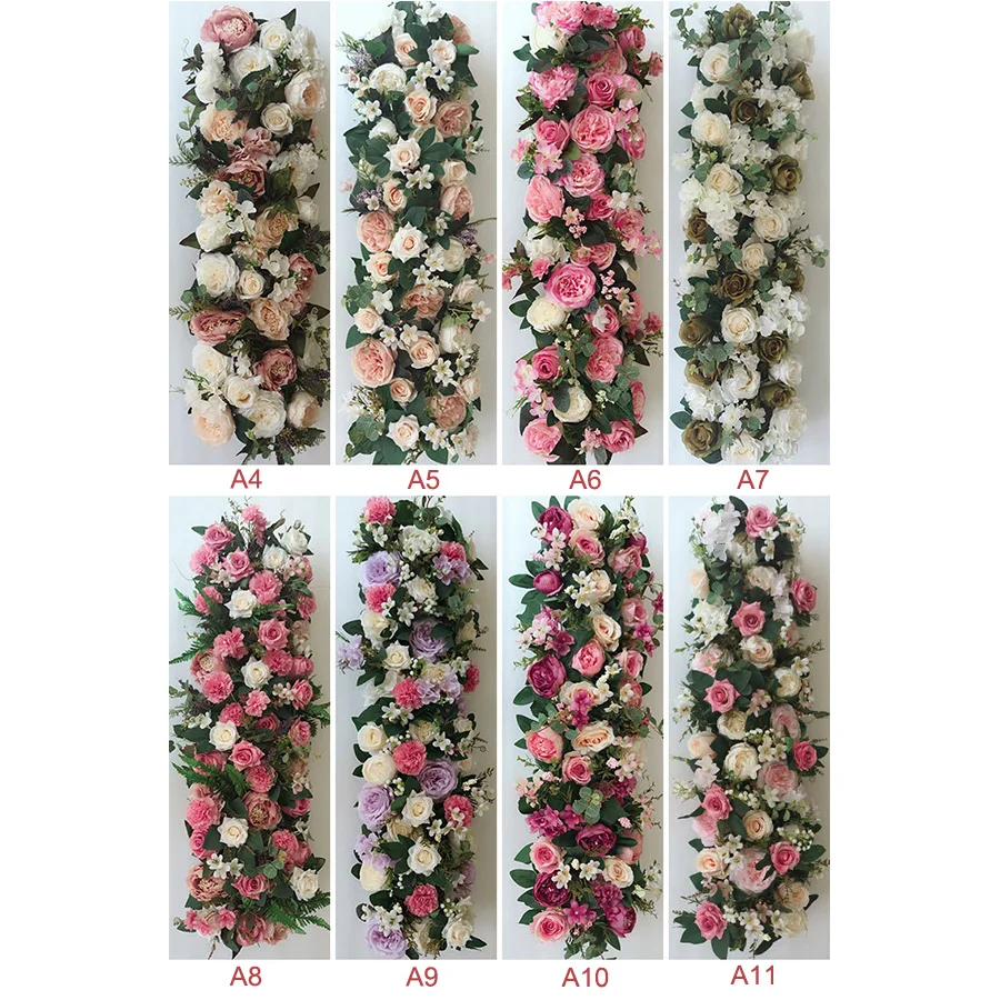 Wedding artificial flowers row for wall arched door home decoration T station road cited fake flower window shop decor christmas Wedding artificial flowers row for wall arched door home decoration T station road cited fake flower window shop decor christmas