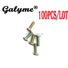 100 шт./лот Лидер продаж замена для gameboygb Y Три винта для gameboyadvance Цвет игровой консоли В виде ракушки случае Треугольники Шурупы