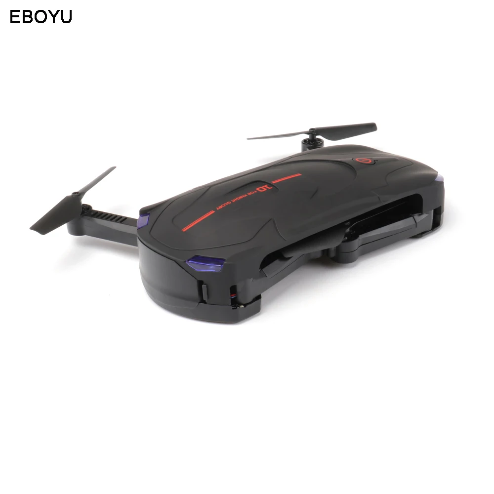 Eboyu m9952 Elfie складной Дрон WI-FI FPV-системы Drone 4ch Радиоуправляемый квадрокоптер 0.3mp/720 P HD Камера g-сенсор высота Удержание 3D rolling RTF
