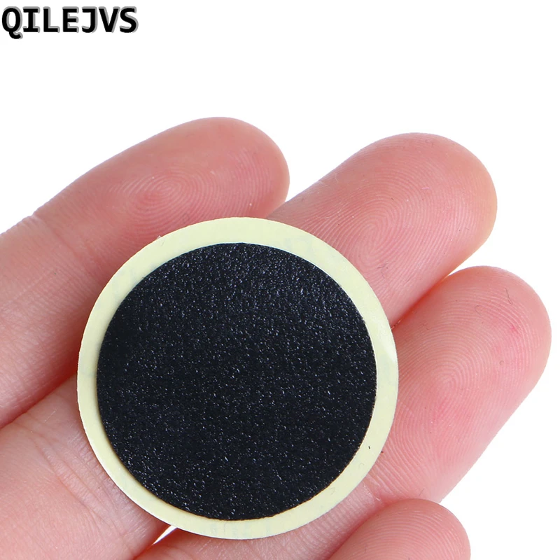 

QILEJVS 1 Set Bike Repair Fix Kit Flat Rubber Tire Tyre Tube Patch Glueless Patch Kit